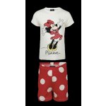 Dětské letní pyžamo Minnie Mouse bílé tričko červené kraťasy – Hledejceny.cz