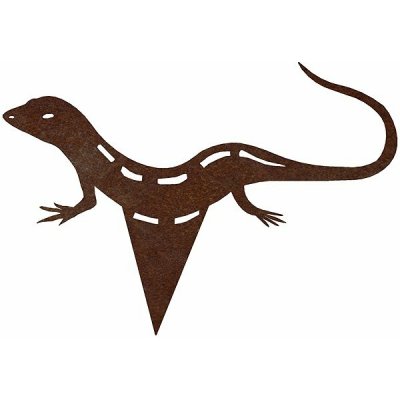 CORGARDEN Ještěrka 23 × 15 cm corten – Zboží Dáma