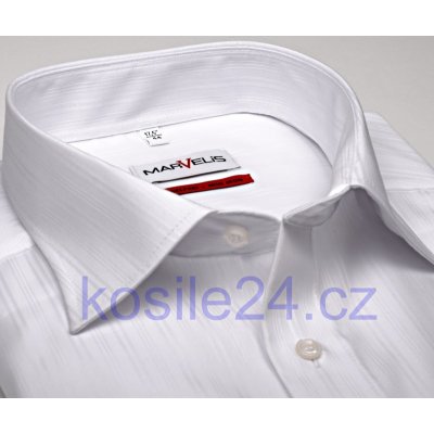 Marvelis Structure košile s prošitými proužky Bílá – Zbozi.Blesk.cz