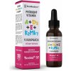 Vitamín a minerál EkoMedica Přírodní VITAMINY A + D3 + E + K2Mk7 v kapkách 30 ml