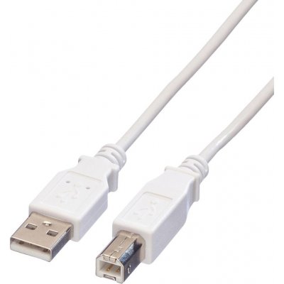 Value 11.99.8841 USB 2.0 A-B 4,5m, bílý – Zboží Mobilmania