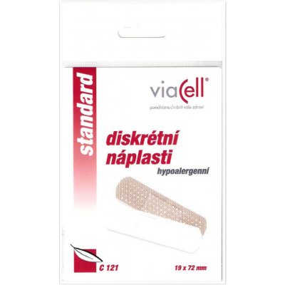 Viacell C121 náplast diskrétní 19 x 72 mm 20 ks – Zbozi.Blesk.cz