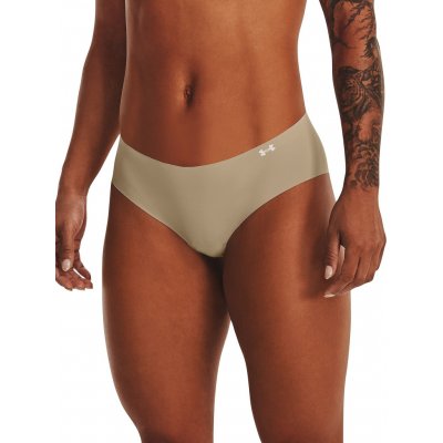 Under Armour Pure Stretch Thong 3 Pack 295 Nude hnědá
