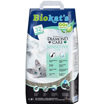 Biokat’s Diamond Care Sensitive Classic kočkolit 6 l – Zboží Mobilmania