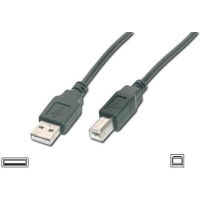 Digitus AK-300102-030-S USB A/samec na B/samec, 2x stíněný, 3m, černý – Hledejceny.cz