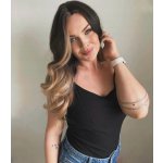 Černá vlnitá paruka Mariah s hnědými konečky – Zboží Dáma