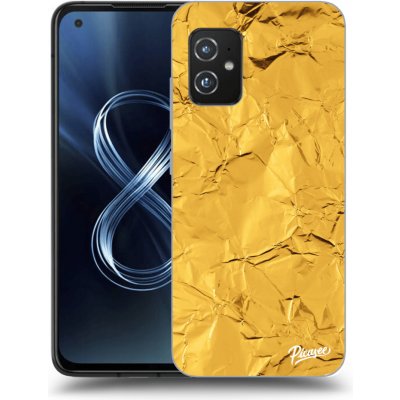 Pouzdro Picasee silikonové Asus Zenfone 8 ZS590KS - Gold čiré – Zbozi.Blesk.cz