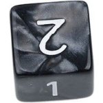 TLAMA games Hrací kostka šestistěnná perleťová Varianta: Černá d6 – Zboží Živě