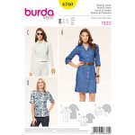 Střih Burda číslo 6760 košilové šaty, košile, krátké sako – Sleviste.cz