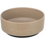 Trixie BE NORDIC keramická miska 1.2 l / 18 cm šedohnědá – Zboží Mobilmania