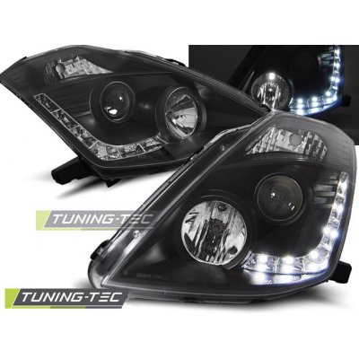 Tuning-Tec Přední čirá LED světla Nissan 350Z (2002 - 2005) - xenon D2S - černé – Hledejceny.cz