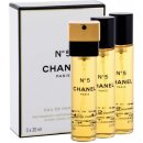 Kosmetická sada Chanel No.5 EDT plnitelný 20 ml + EDT náplň 2 x 20 ml dárková sada