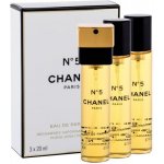 Chanel No.5 EDT plnitelný 20 ml + EDT náplň 2 x 20 ml dárková sada – Hledejceny.cz