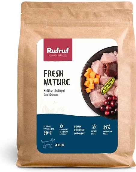 Rufruf Fresh Nature Senior krůta se sladkými bramborami 2 kg