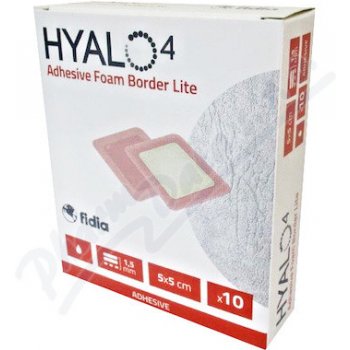 Hyalo4 Silic.Adhes.Border Lite Foam Dre.5 x 5 cm 10 ks