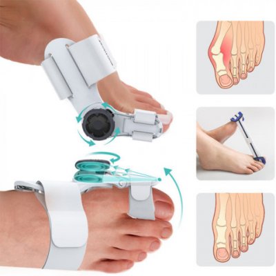 Hallux Valgus Ortézy na vbočený palec 2 ks s kloubem Bandáž – Sleviste.cz