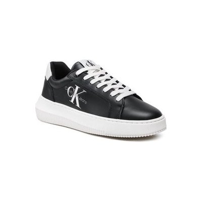 Calvin Klein sneakersy Jeans Chunky Cupsole Laceup Mon Lth Wn YW0YW00823 black – Zboží Mobilmania