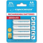 Esperanza AA 2000mAh 4ks EZA104W - 5901299922538 – Zbozi.Blesk.cz