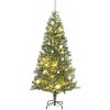 Vánoční stromek Prolenta Maison Exclusive Umělý vánoční stromek s 300 LED a sadou koulí zasněžený 240 cm