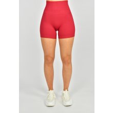 Klomio dámské fitness šortky vroubkované červené