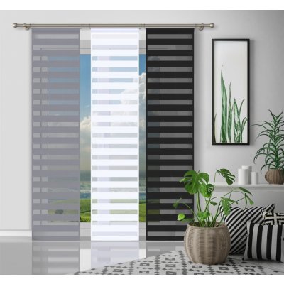 Závěsový panel Den a noc v různých barvách - šedá – Zboží Mobilmania