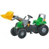 Šlapadlo Rolly Toys Traktor šlapací RT zelený s čelním nakladačem