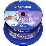 Verbatim DVD+R 4,7GB 16x, Advanced AZO+ printable, cakebox, 50ks (43512) – Zbozi.Blesk.cz