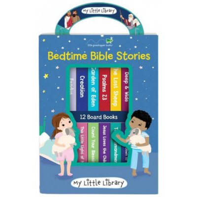 My Little Library: Bedtime Bible Stories 12 Board Books Little Grasshopper BooksPevná vazba – Hledejceny.cz