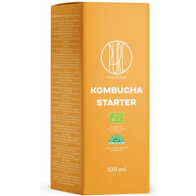 BrainMax Kombucha starter BIO 100 ml – Zboží Mobilmania