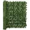 Stínící textilie zahrada-XL Balkónová zástěna s tmavě zelenými listy 300 x 100 cm