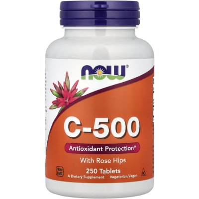 Now Foods Vitamin C-500 250 tablet – Hledejceny.cz