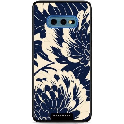 Mobiwear Glossy - Samsung Galaxy S10e - GA40G Modré a béžové květy – Zboží Mobilmania