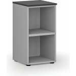 Primo Kancelářský regál GRAY, 740 x 400 x 420 mm, šedá/grafit – Zboží Dáma
