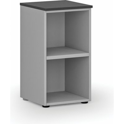 Primo Kancelářský regál GRAY, 740 x 400 x 420 mm, šedá/grafit – Zboží Dáma