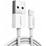 Ugreen USB - Lightning MFI cable 1m 2,4A white (20728) – Zboží Živě