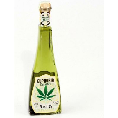 Hill's Euphoria Absinth Cannabis 70% 0,05 l (holá láhev) – Sleviste.cz