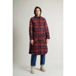 Woolrich Compact Wool Overcoat Syrah hnědá – Zboží Mobilmania