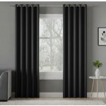 MyBestHome ZET Zatemňovací závěs s kroužky "BLACKOUT" DONA 140x250 cm černá 846 – Hledejceny.cz