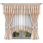 Fliying Sada záclon se závěsem BT143 béžová, 400x155 cm – Hledejceny.cz