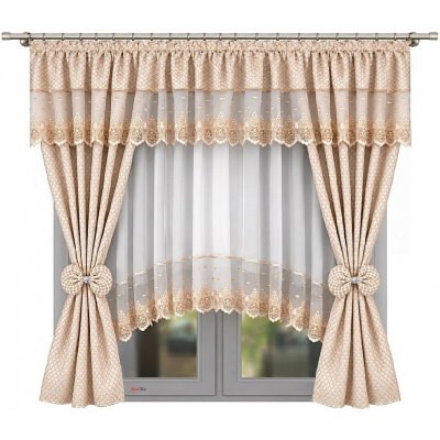 Fliying Sada záclon se závěsem BT143 béžová, 400x155 cm – Hledejceny.cz