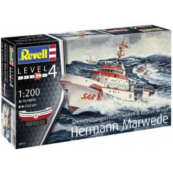 Revell 05812 loď ke slepení Plastic ModelKit DGzRS Hermann Marwede 1:200