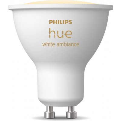 Hue WA LED žárovka GU10 4,2W 400lm 2200K-6500K CRI80 IP20 – Zboží Mobilmania