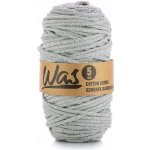 Bavlněná šňůra 5mm, 100m, šedá 040 – Hledejceny.cz