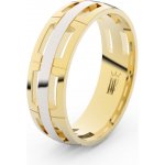 Danfil prsten DLR3049 žluté zlato bez kamene povrch RH – Hledejceny.cz