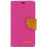 Pouzdro Canvas Mercury Book LG X-Power - růžové – Zboží Mobilmania