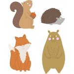 DP Craft vyřezávací šablona lesní zvířátka 4 ks – Sleviste.cz