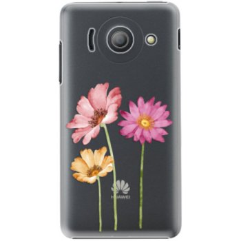 Pouzdro iSaprio Three Flowers - Huawei Ascend Y300