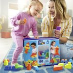 MEGA BLOKS Pořádně velký pytel kostek - Modrý (150) – Sleviste.cz