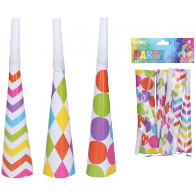 wiky Párty trumpetky MIX 20 cm, 6 ks – Hledejceny.cz
