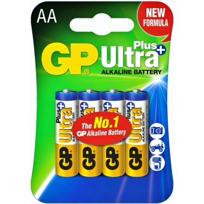 GP Ultra Plus Alkaline AA 4ks 1017214000 – Sleviste.cz